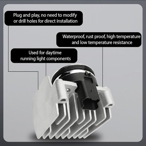 صمام الصمام الثنائي المصباح أثناء النهار ، مناسب لـ Cadillac XTS 2013-2017 ATS XTS Runting Light Module Diode DRL HEAD LED MOUNT MONUTION FOR in Saudi Arabia