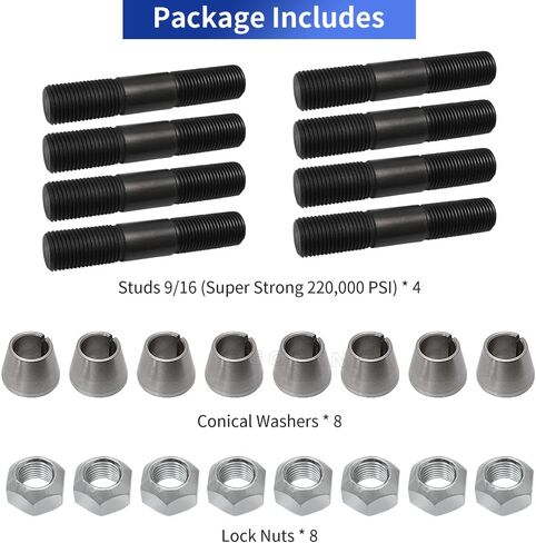 8 PCS OE Style Dana 44 Arm Arm Arman Kit مع الأزرار وغسالات مخروطية in Saudi Arabia