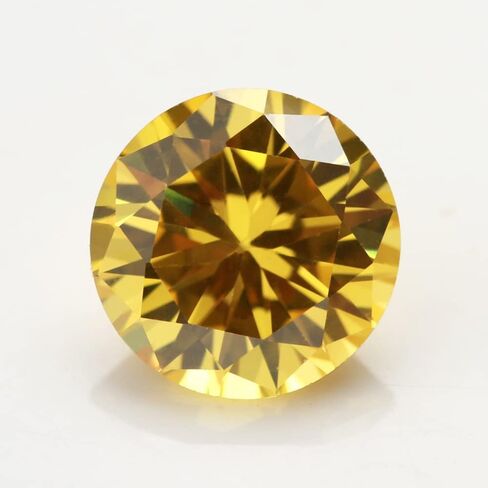 Jiangyuangems 1000pcs 2.5mm 5a Round Round Golden Yellow Coll Zirconia Stone Cz Stones Gemstone Stones the Motic in Kuwait