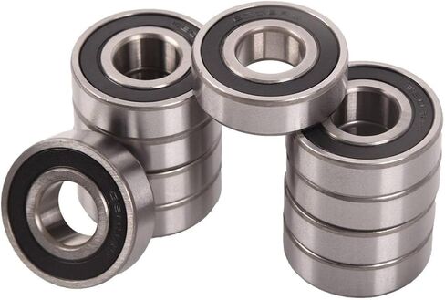 OKJHFD (10 Qty) Rubber Sealed Ball Bearing C3 17x40x12 mm 6203 2RS 62032RS in Saudi Arabia
