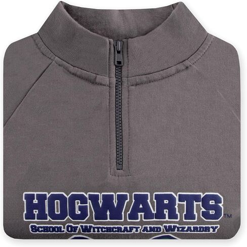 Harry Potter Sweater With Zip, Hogwarts Kids Jumper, Boys Sweater With Quarter Zip, Cotton Boys Clothes in Saudi Arabia