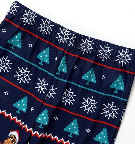 عائلة باو باترول مطابقة بيجامات عيد الميلاد للعطلات الأم و ME CARON PRINT PJS مريحة للأطفال والكبار in Saudi Arabia