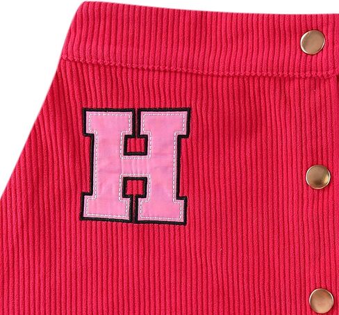 Hello Kitty Sanrio Girls Shirt Long Sleeve Thirt and Corduroy Skirt for Big Kids in Saudi Arabia