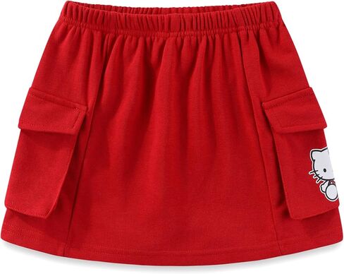 Hello Kitty Sanrio Girls French Terry Sweatshirt و Skort Skirt 2 قطعة للأطفال الكبار in Saudi Arabia