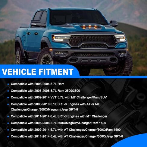 5.7 Hemi NON MDS Lifters with Plugs, Fit for 2003-2014 Dodge Ram 1500 Challenger Charger, Jeep, Chrysler 5.7L 6.1L 6.4L HEMI 5038784AD 53021720AB in Saudi Arabia