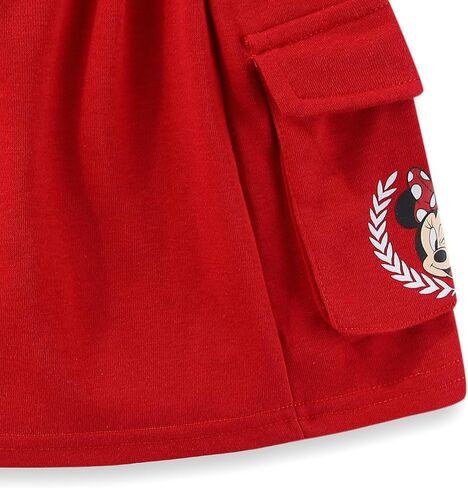 ديزني ليلو آند غرزة الملاك ميني ماوس الفتيات الفرنسية تيري من النوع الثقيل و Skort Skirt 2 قطعة لطفل صغير وأطفال كبير in Kuwait