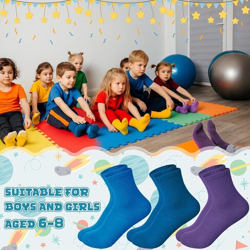 Coume 50 Pairs Girl Socks Bulk for Kids 6-8 Years Colorful Long Toddler Sock for Kids Boys Little Girl Children Birthday Christmas Winter Gifts in Saudi Arabia