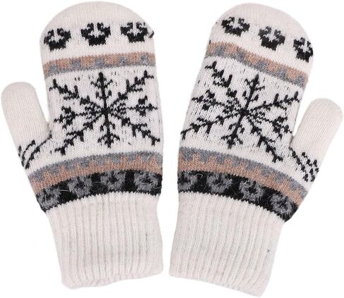 Arctic Paw Women's Snowflake Winter Knit Mittens - Set of 2 Paris in Kuwait