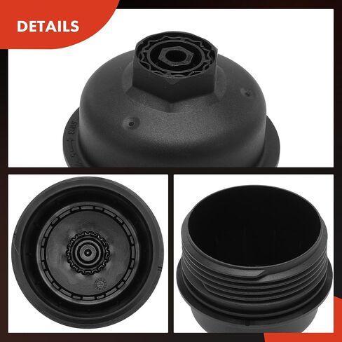 A-Premium Oil Filter Housing Cap Assembly Compatible with Volkswagen Jetta 2015-2016, Passat 2015, Golf 2015, Golf SportWagen 2015, Beetle 2015 & Audi A3 2015-2016, 2.0L, Diesel in Saudi Arabia