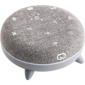 Digital Mixer Sound Machine with 8 Sounds and Night-Light, Portable White Noise for Sleep and Meditation, Office and Dorm Essential, Rechargeable with Timer