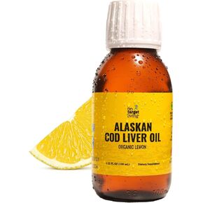 On Target Living Alaskan Cod Liver Oil Organic Lemon Flavor 16.67 oz (2-Pack) | Line Caught in The USA | Naturally Occurring Vitamin D | Rich in Omega 3 DHA/EPA | Non-GMO Project Certified |
