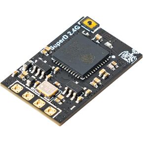BETAFPV SuperD ExpressLRS 2.4GHz V3.0 Diversity Receiver with Two Antennas TXCO Tech Long Range Performance Support CRSF Protocol Compatible with FPV Drone Freestyle and Fixed-Wing Aircraft