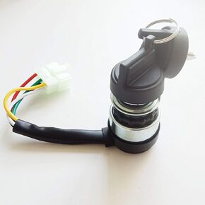 New 5 Wire Ignition Key Switch with Cap for 50cc 70cc 90cc 110cc 125cc 150cc ATV Go-Kart Go Cart Karting