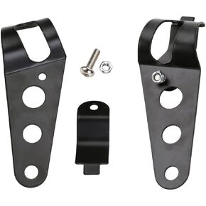 2Pcs Motorcycle Headlight Mounting Bracket Fork Ears For Cafe Racer Bobber Chopper 35mm-43mm