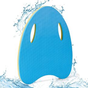 Swimming Kickboard for Kids, Swimming Training Aid Kickboard with Handrail Hole, Bicolor Practising Swimming Kickboard for Beginners, Safety Swim Board Auxiliary for Children Summer Pool Party