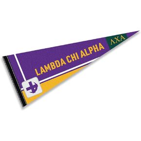 Lambda Chi Alpha Greek Pennant Banner Flag