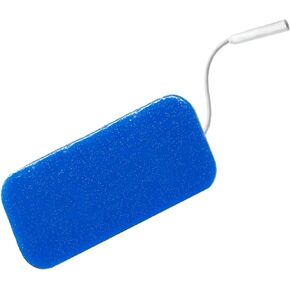 697SS Series - 1.75" x 3.75" Rectangle, Skin Friendly Blue, 4/Pack
