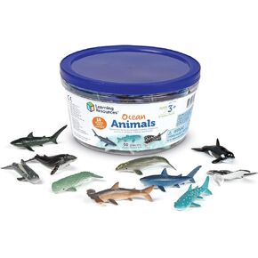 Learning Resources Dinosaur Counters, Set of 60 Colored Dinosaurs, Fine Motor Toy, Ages 3+,Multi-color