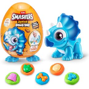 Smashers Junior Dino Dig Small Egg (Raptor) by ZURU 12+ Surprises Compounds Mold Dinosaur Preschool Toys Build Construct Sensory Play - 3 Years+