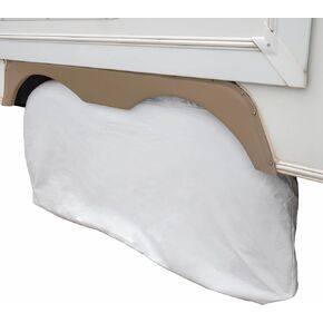 Modern Leisure® Sport RV Wheel Cover, Dual Axle, 24-27", White