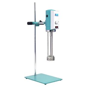 INTBUYING 300W Digital High Shear Mixer Emulsification Machine Emulsion Homogenize Dispersion Machine with Stainless Steel Stirring Device Homogenizer Emulsifier 220V 2000-13000rpm