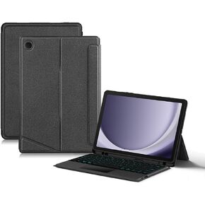 Galaxy Tab S8/Tab S7 Keyboard Case with Touchpad, Smart 7 color backlits, Magnetic Detachable Keyboard Case with S-Pen Holder for Galaxy Tab S8/ Tab S7 11" SM-X700/ X706/ T870/ T875/ T876