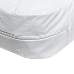 Bed Mattress Cover, Zippered, Vinyl, 36" W x 80" L x 6" H, Package of 12, TAG476029