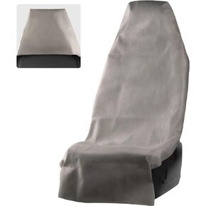 Seat Cover - Washable Car Seat Protector from Sweat, Food, Dirt After Gym, Swimming etc. - Universal Gray Public Car Seat Covers for Transit Bus, Train, Airplaine, SUV