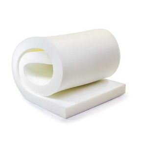 AK TRADING CO. Medium Density 1" x 24" x 72" Seat Foam Cushion Replacement Upholstery Sheet - Polyurethane Foam