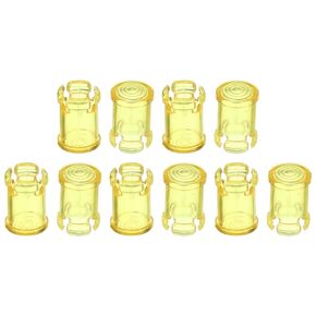 PATIKIL 5mm Emitting Diode Holder, 10 Pack LED Holder Clip Mounting Bracket Socket Cap for Lamp Bulb Bezel Mount Panel LED Display, Red