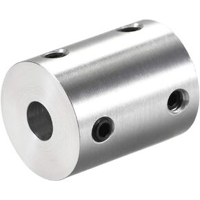uxcell 5mm to 10mm Bore Rigid Coupling Set Screw L25XD20 Aluminum Alloy,Shaft Coupler Connector,Motor Accessories