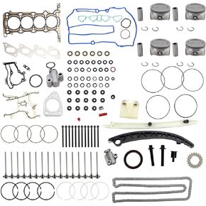 طقم إعادة بناء بيستونز المحرك مع قضبان كون لـ 2011-2016 تشيفي كروز/سونيك/تراكس/كروز المحدودة لمحرك بويك إنكور 2013-2016 1.4 لتر توربو 16 صمامًا in Kuwait