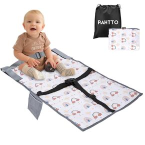 Toddler Airplane Bed, Airplane Seat Extender for Kids, Portable Toddler Bed, Baby Airplane Travel Essentials for Kids, 31.1x17.3in Foldable, Comfortable, Waterproof, Durable and Safe