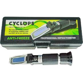 أدوات العملاق مانع التجمد الممتاز فهرنهايت، AdBlue، DEF، حمض البطارية، وسائل غسيل الزجاج الأمامي | يقيس درجة حرارة نقطة التجمد والتركيز in Kuwait