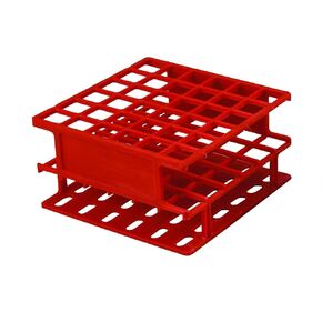 EISCO Test Tube Stand, Holds 36 Tubes - 0.75" Slots - Three Tier Grid Design