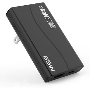 USB C Charger Block 65W, Type C Charger Fast Charging, PD PPS GaN Charger with Foldable Plug, Compact Wall Charger Power Adapter for MacBook Pro/Air, Galaxy S22/S20, iPad Pro, iPhone 15/Pro