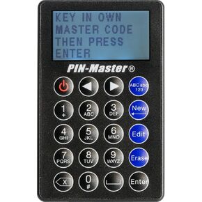 PIN Code & Password Manager (Up to 150 Codes) - Electronic PIN Code & Password Organizer - Basic Password Keeper - Electronic Password Journal - Password Book Small Size - Credit Card Size