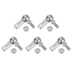 5 Pcs CS8 Angle Ball Joint - [M5 Left Hand Thread] A3 Steel Ball Socket Universal Joints for Automotive, Hinged Door