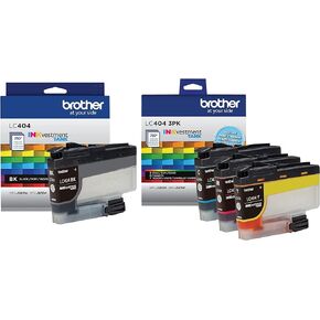 Brother 4-Color Ink Cartridge Set, LC404
