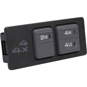 4 Wheel Drive Switch 4WD 4x4 Transfer Case Control Compatible with Chevy GMC Chevrolet C1500 C2500 C3500 K1500 K2500 K3500 Suburban Tahoe Yukon 1996-2000 Replacement OEM 15969707 19168766 901154
