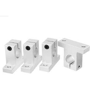 uxcell 4pcs SK13 Aluminum Linear Motion Rail Clamping Guide Support for 13mm Dia Shaft