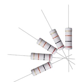 uxcell 10Pcs 20K Ohm Resistor, 5W 5% Tolerance Metal Oxide Film Resistors, Shaft Lead, Flame Proof for DIY Electronic Projects and Experiments
