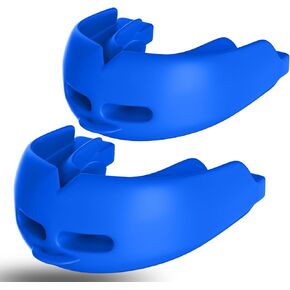 2Pcs Sport Mouth Guard Youth Adult, Mouthguard for Braces, Mouth Guard for Braces for Sports, No Boil Mouth Guard, Premium Quality, Football, Jujitsu and Karate