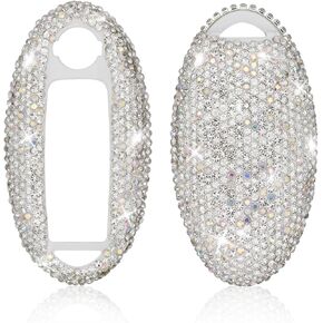 Bling Key Fob Cover Case for Nissan Rogue Altima Maxima Infiniti Murano Sentra Armada Pathfinder Titan Lannia Qashqai Crystals Diamond Keyless Entry Remote Control Smart Rhinestones Key Shell(Pink)