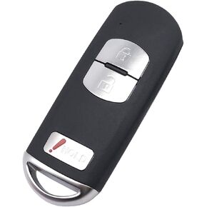 3 Buttons Replacement Key Fob Cover Case fit for Mazda 3 CX3 CX5 CX7 CX9 6 Speed 3 Keyless Entry Key Fob Shell