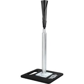 Baseball Batting Tee - Portablel Hitting Tee for Baseball/Softball with Handrolled Flexible Rubber Top, Premium Baseball Tee,Height Adjustable 24-46 inches for Kids or Adults| Easy Carrying