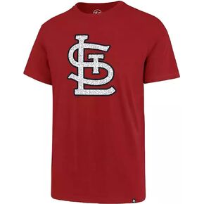 MLB Men's Distressed Imprint Match Team Color Primary Logo Word Mark T-Shirt