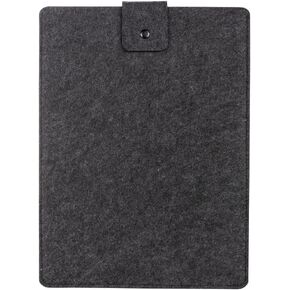 Sammy & Lou Felt Laptop Sleeve Carrying Case, 14 x 10.5 inches, Fits Most Laptops with up to a 15" Screen, Charcoal Gray