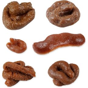 6 قطع من براز الكلب المزيف، ألعاب عائمة مبتكرة لحفلات الهالوين، لوازم حفلات الهالوين، ألعاب صعبة مزحة، دعائم مزحة مع أكياس برباط، 6 أشكال مختلفة in Kuwait