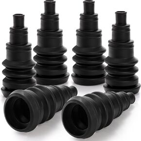 Yarlung 6 Pack Universal Firewall Boots, Rubber Firewall Grommet Kit for Wire Bundles 3/8" to 1", Quick and Easy Grommets for Automotive Vehicle Running Cables